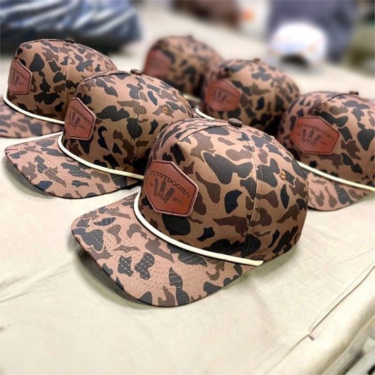 “Limited Edition” KC Camo Leather Patch Hat