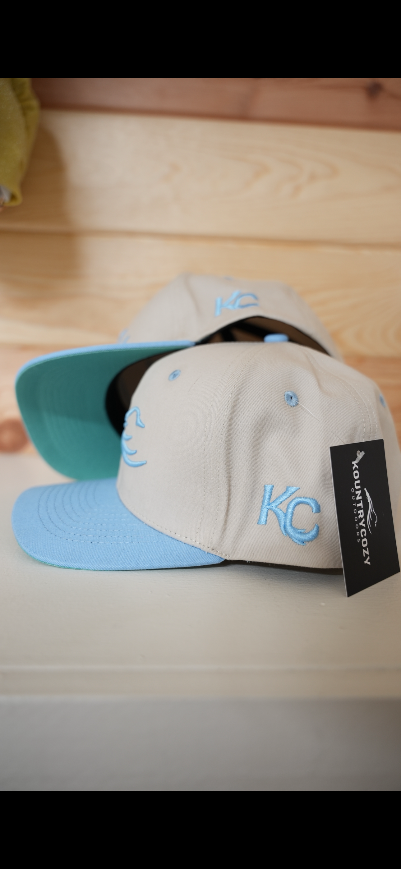 Ocean Blue 6 Panel Hat