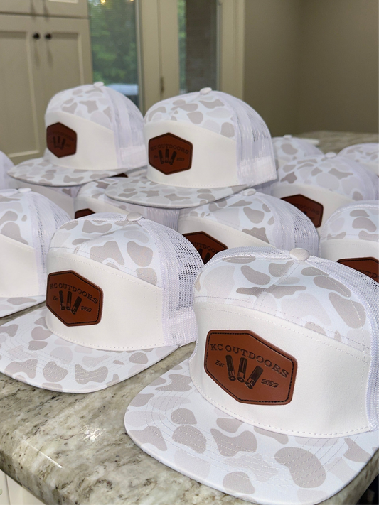“Limited Edition” KC White Camo Flatbill