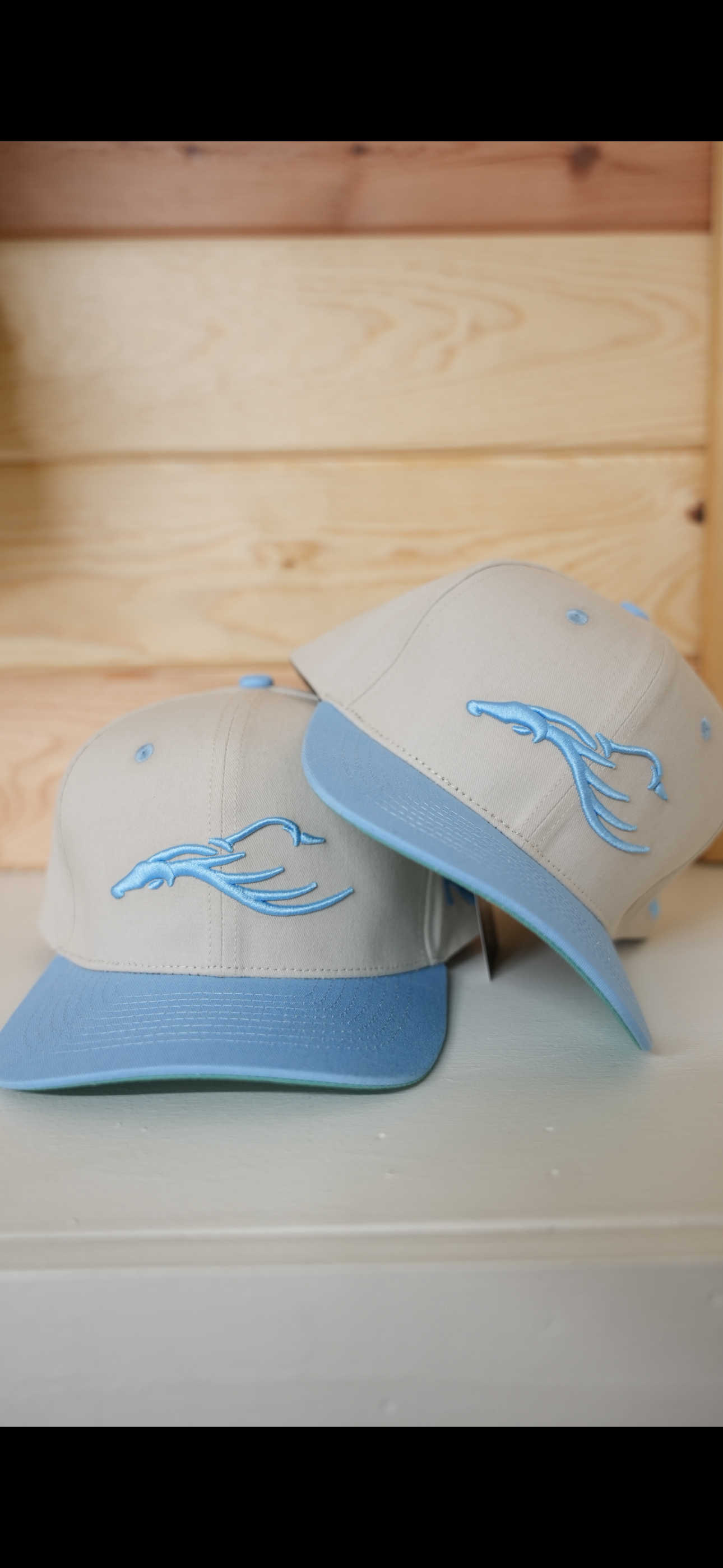 Ocean Blue 6 Panel Hat