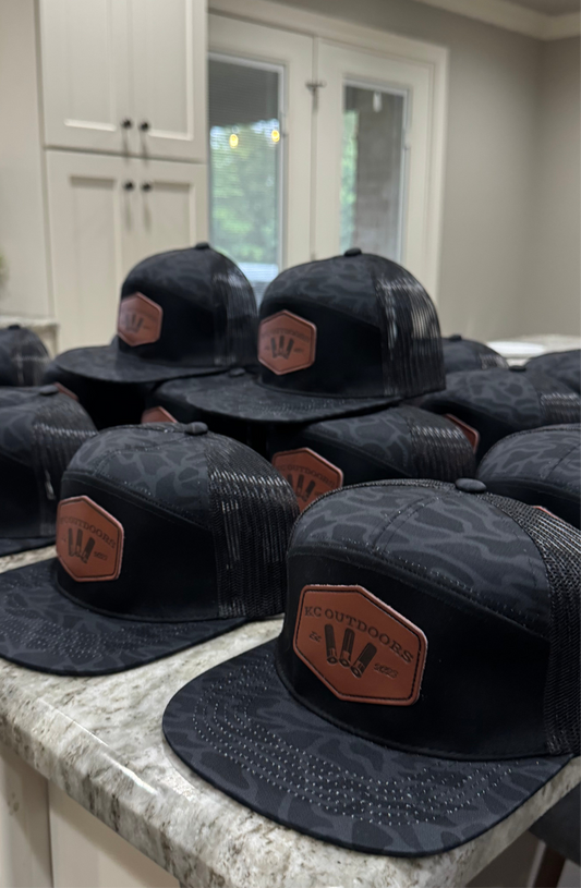 “Limited Edition” KC Black Camo Flatbill Hat
