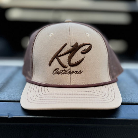 KC Rope Trucker Hat Hunters Brown