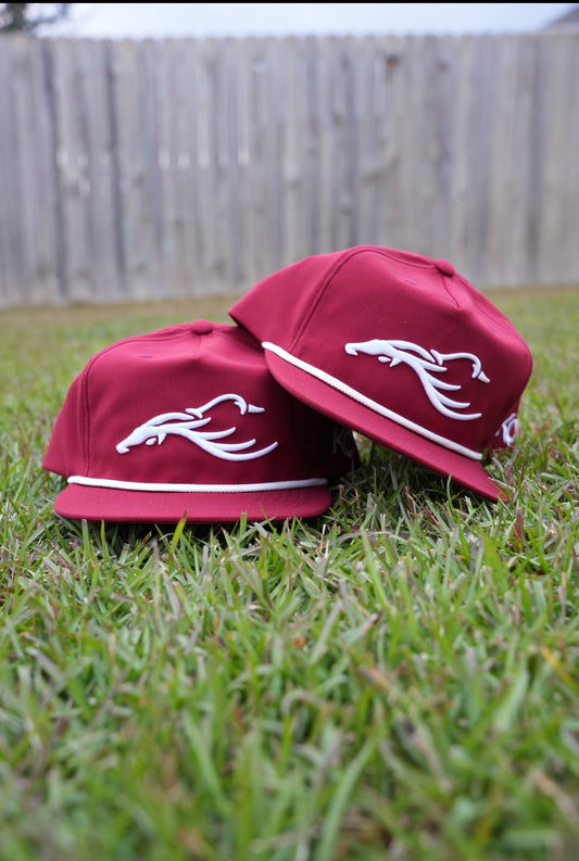 KC3 CRIMSON RED ROPE HAT