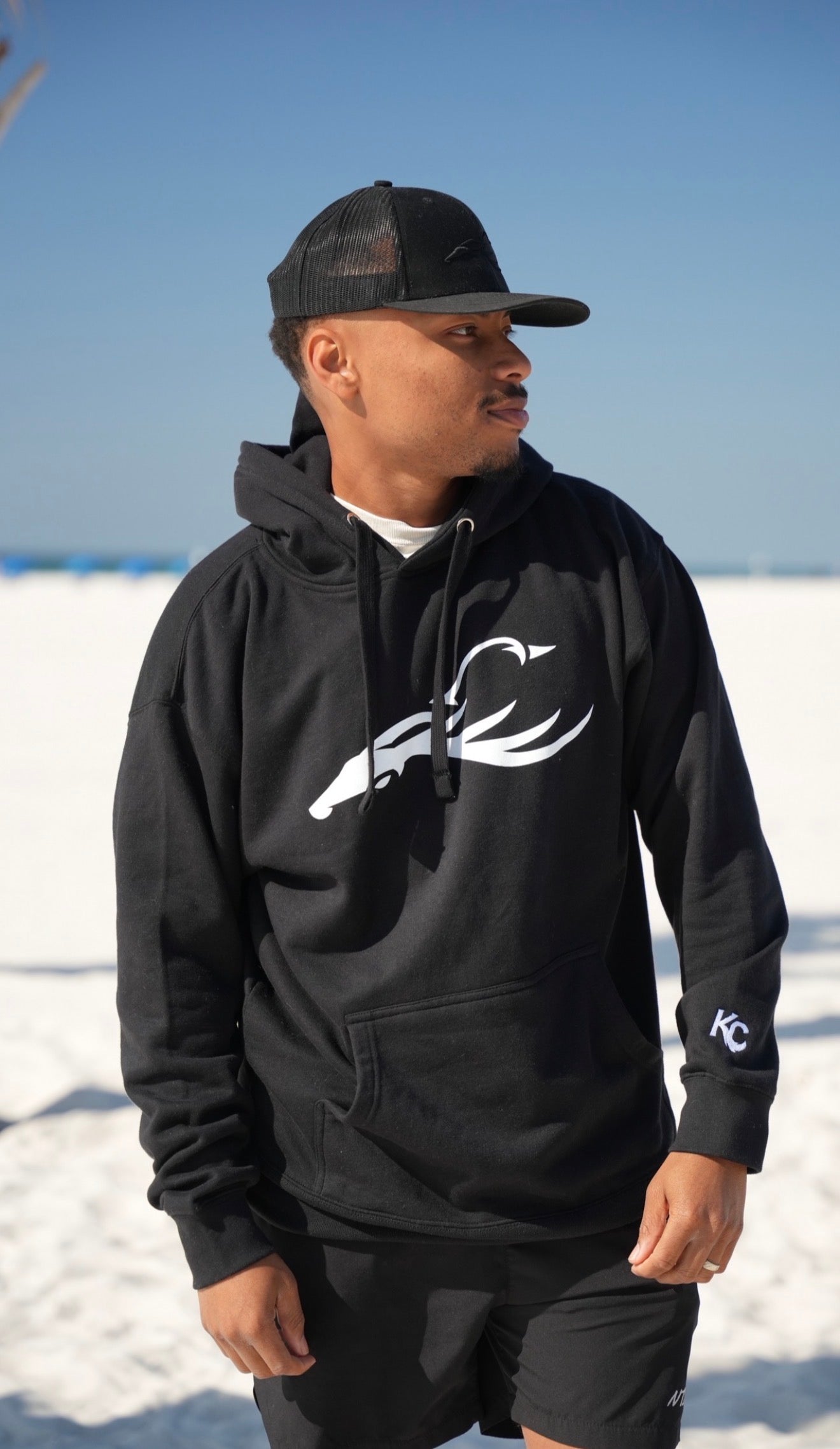 Black KC3 Hoodie