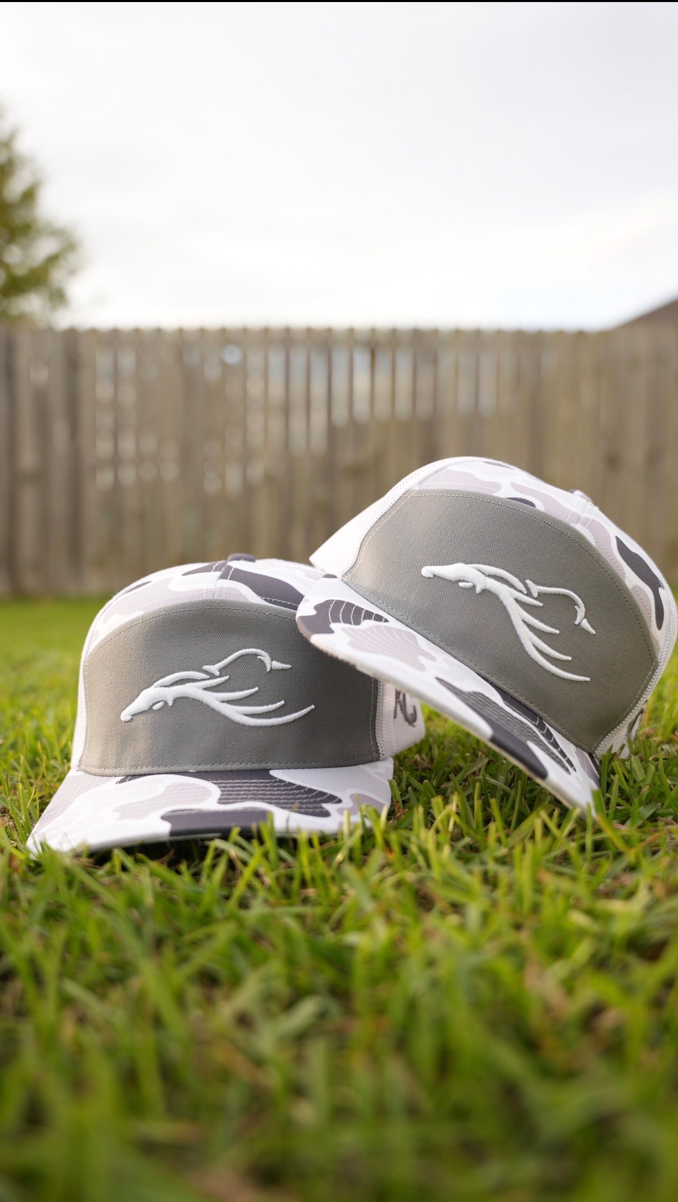 Winter Marsh 7 Panel Hat