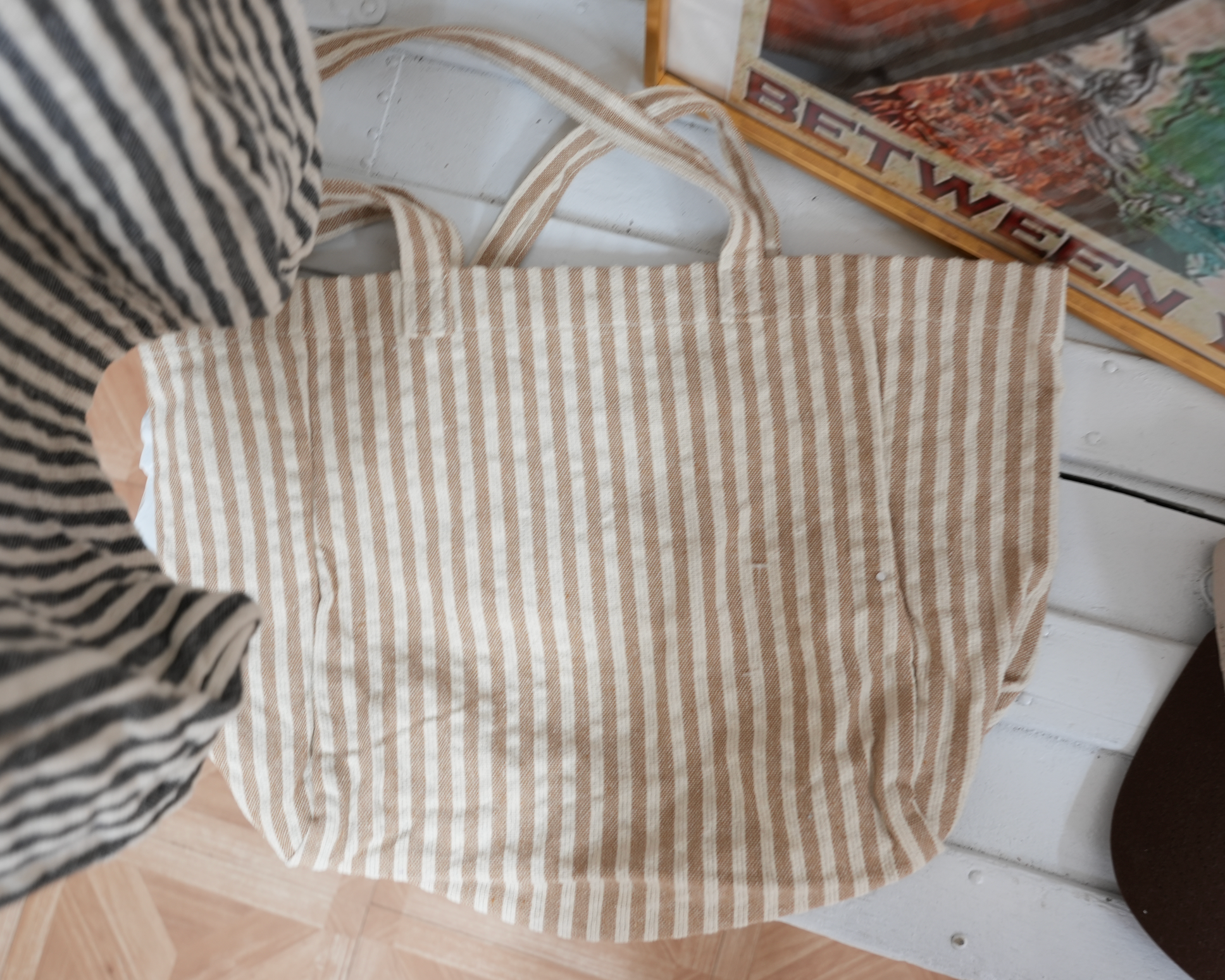 Striped Beach Bag