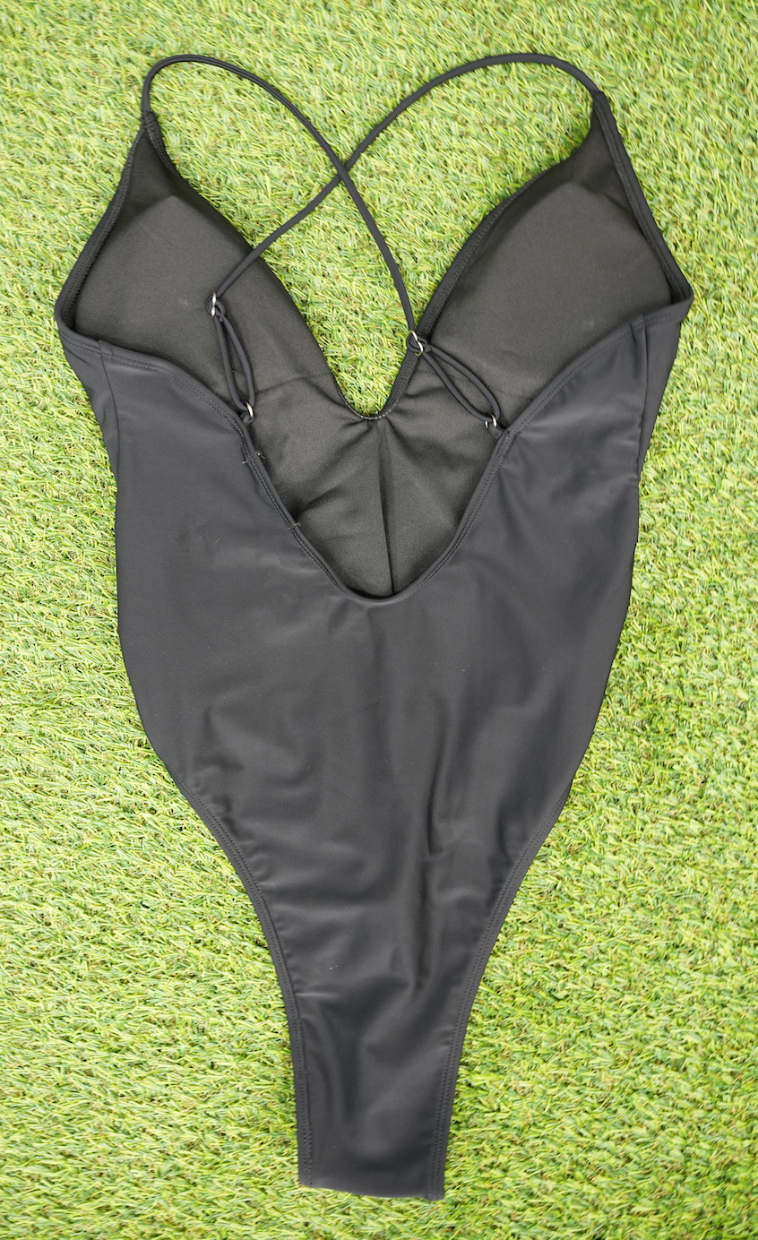 Black One Piece Swimsuit