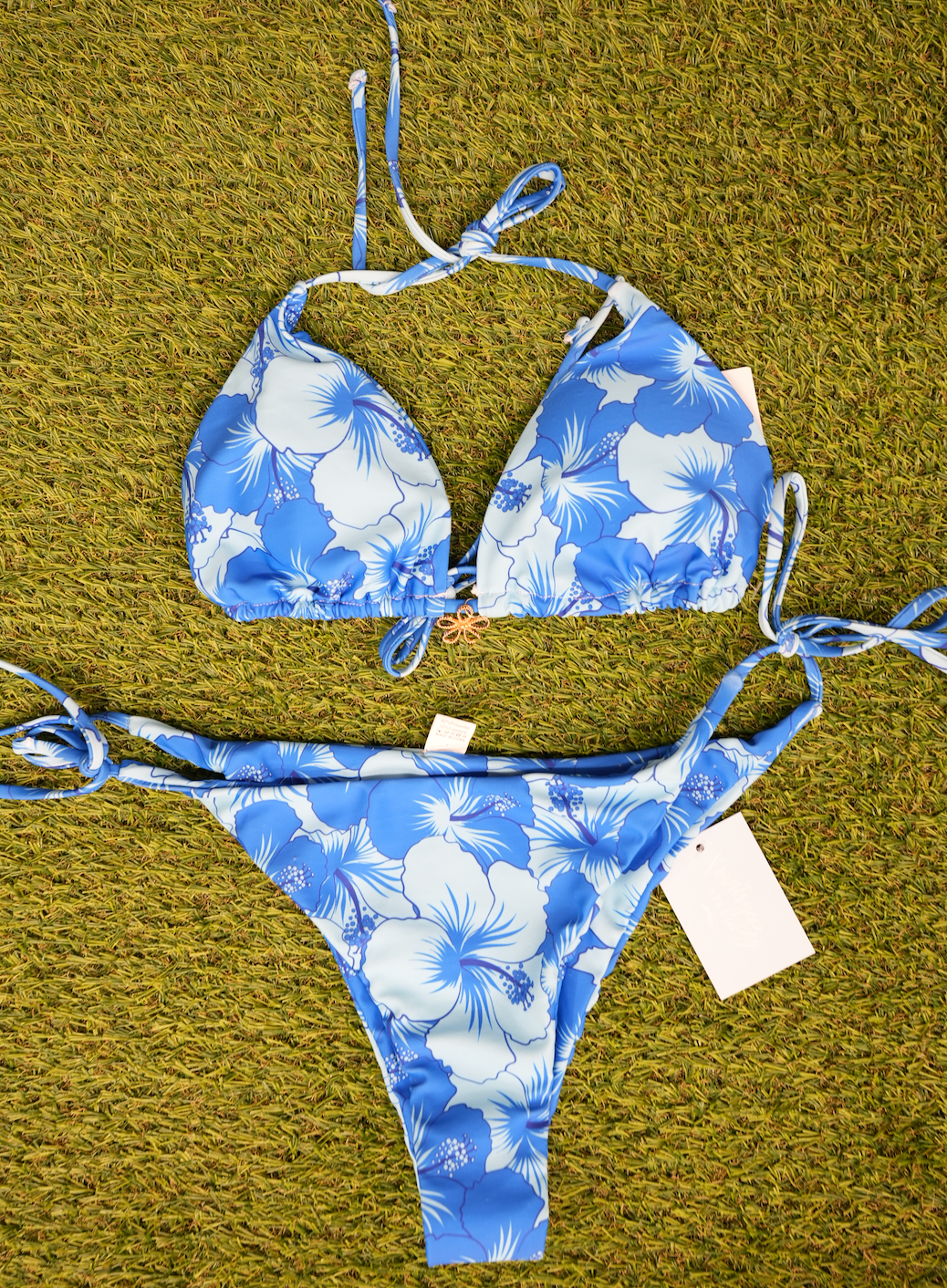 Blue Hawaiian Bikini Set