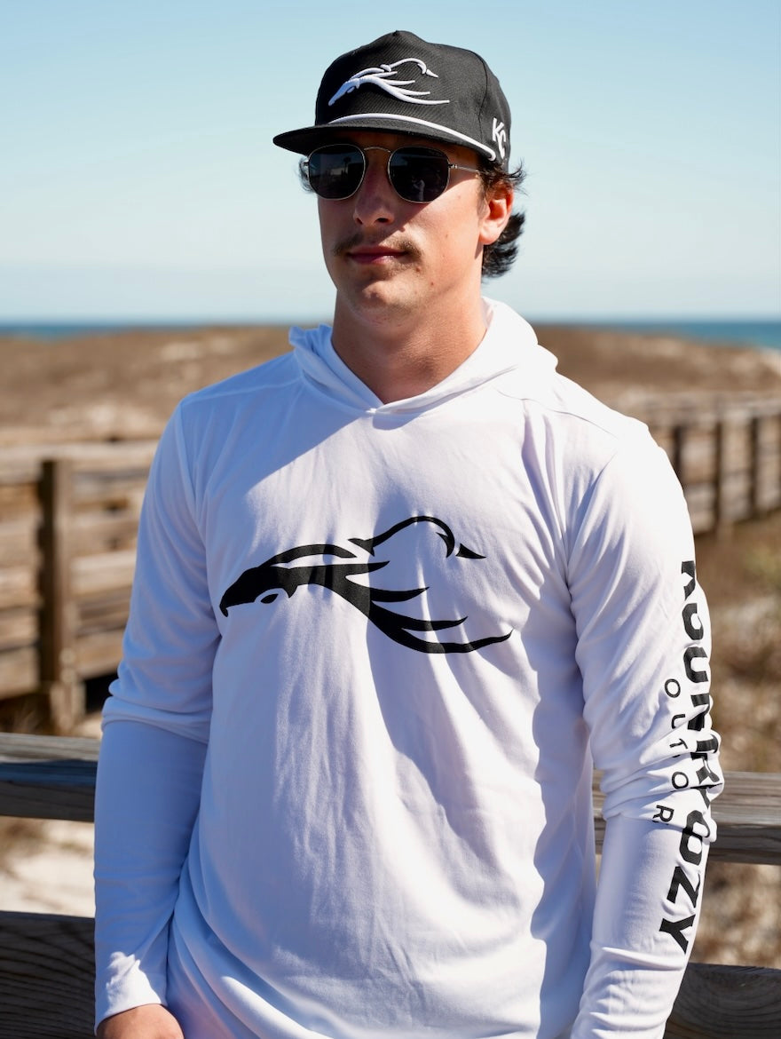 KC3 White Performance Hoodie