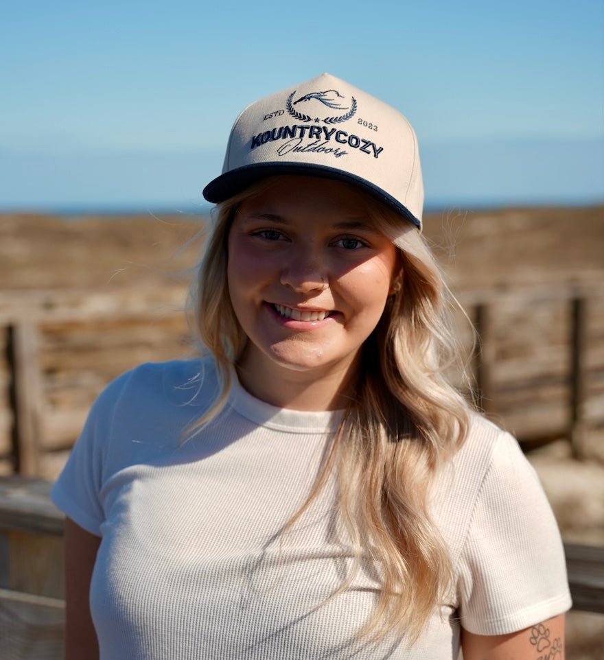 Brown Leaf 5 Panel Hat