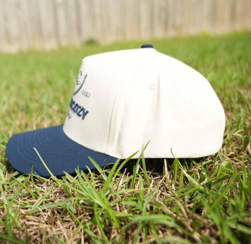 Denim Leaf 5 Panel Hat