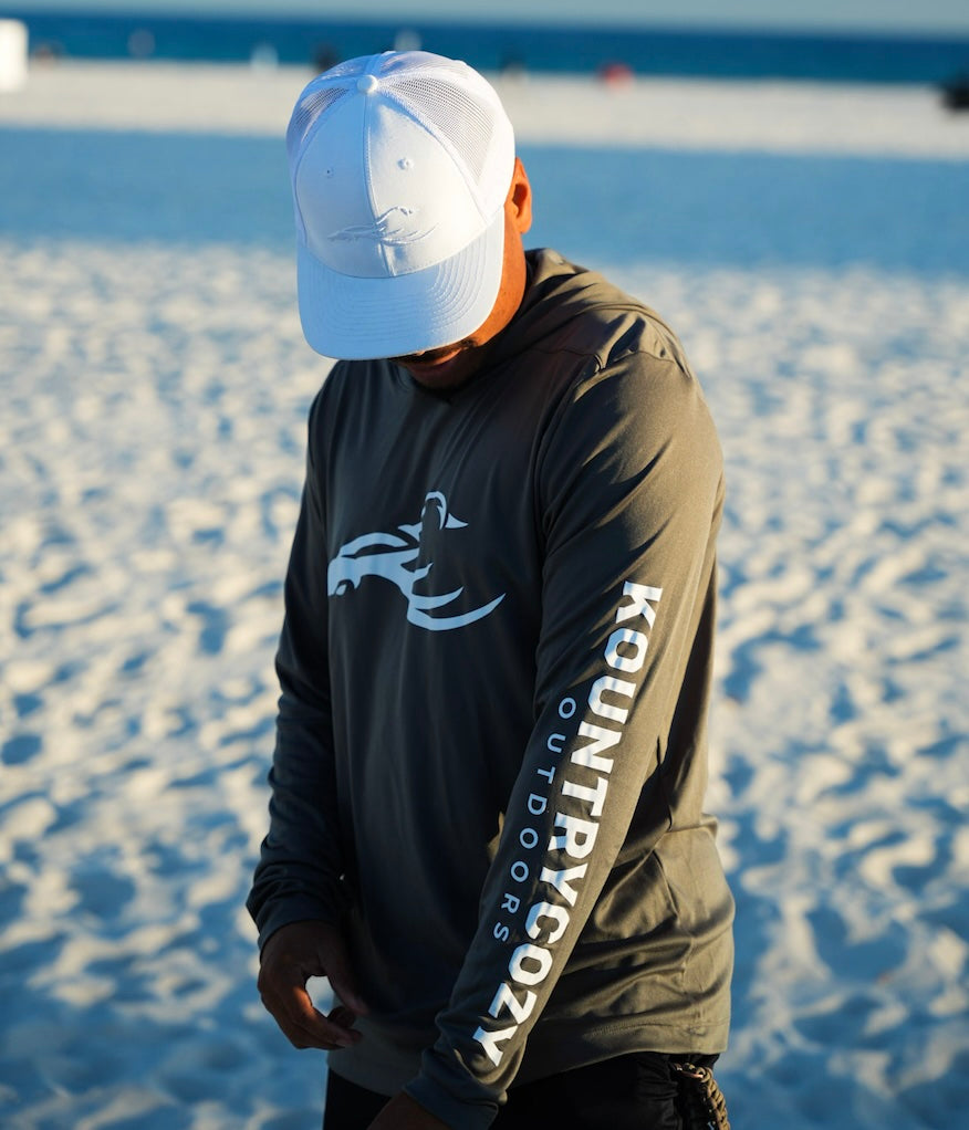 KC3 Grey Performance Hoodie