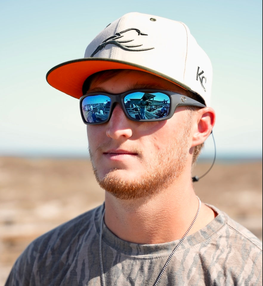 Two Tone Olive 6 Panel Hat