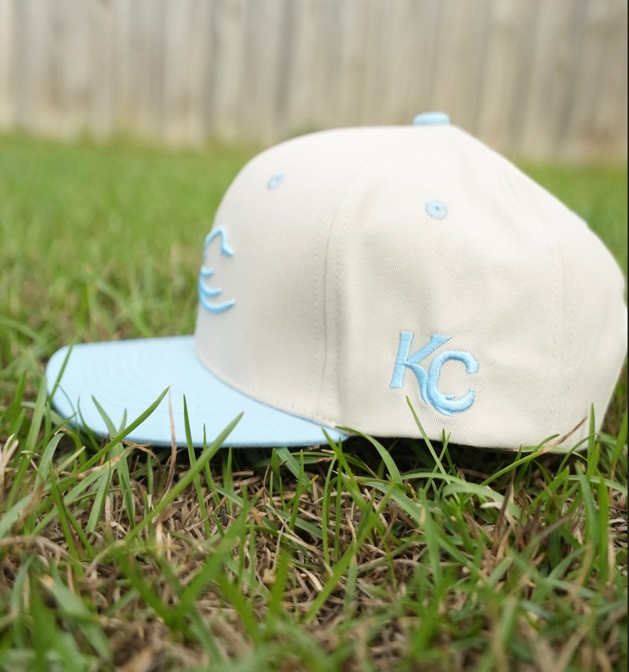 Ocean Blue 6 Panel Hat